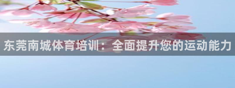 富联平台注册登录不上：东莞南城体育培训：全面提升您的